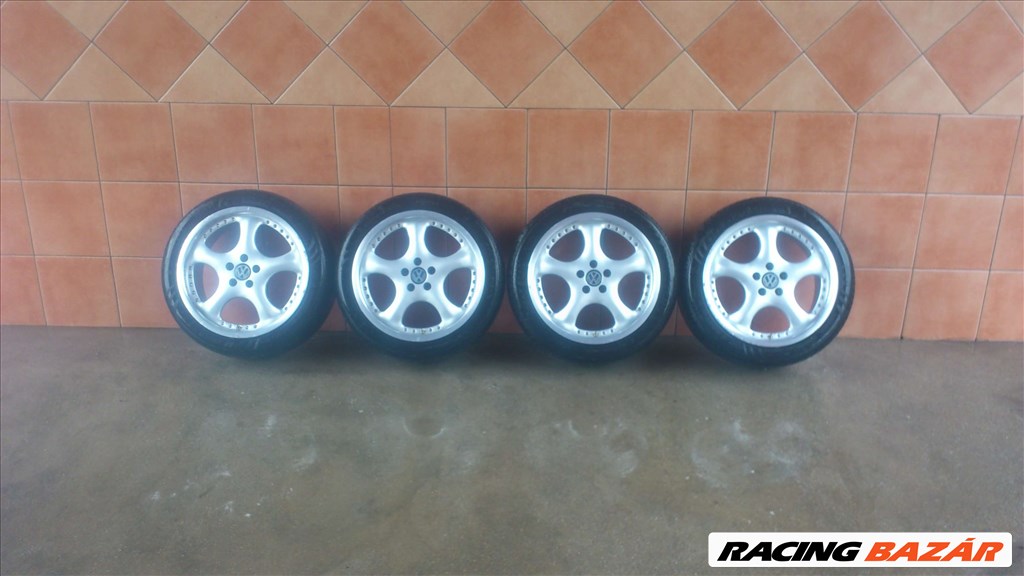 VW 17" TUNING KERÉK 5x100 NYÁRI 215/45R17 GUMIVAL OLCSÓN!!!! 1. kép