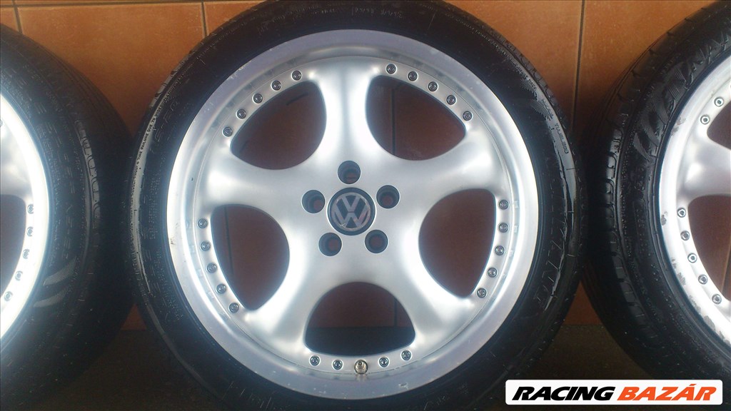 VW 17" TUNING KERÉK 5x100 NYÁRI 215/45R17 GUMIVAL OLCSÓN!!!! 4. kép
