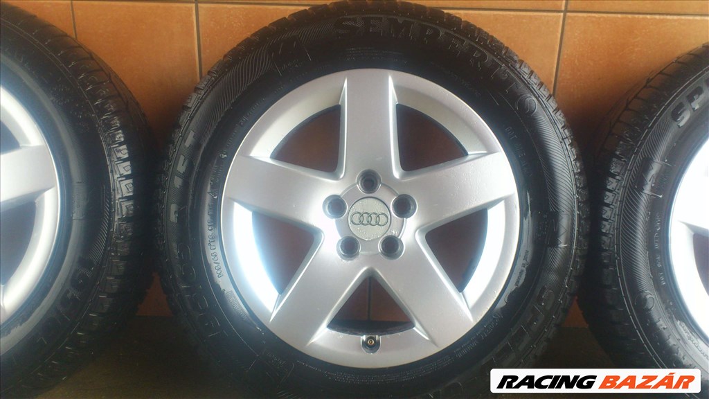 AUDI 15" ALUFELNI 5x100 TÉLI 195/65R15 GUMIVAL OLCSÓN!!! 4. kép