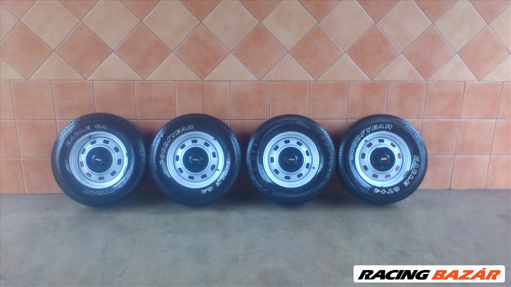 JEEP 15" LEMEZFELNI 5x114,3 NYÁRI 225/70R15 GUMIVAL OLCSÓN!!! 1. kép