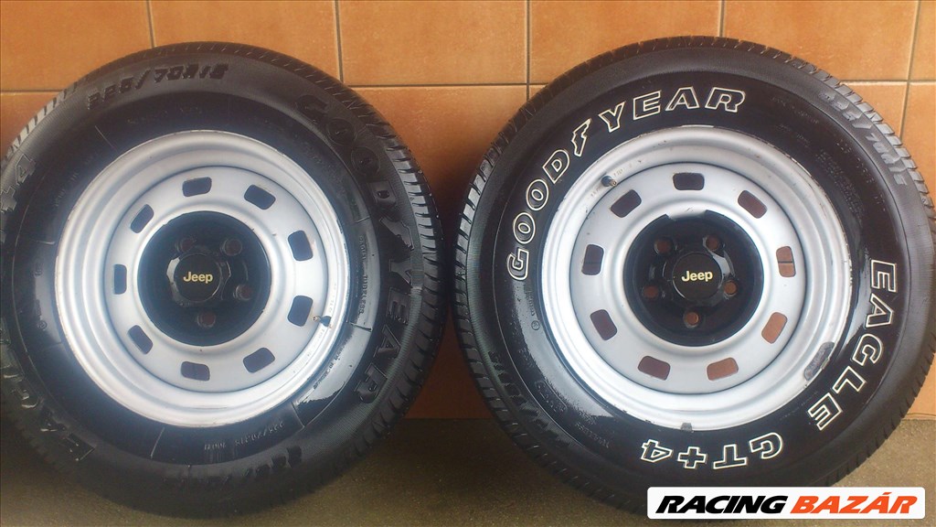 JEEP 15" LEMEZFELNI 5x114,3 NYÁRI 225/70R15 GUMIVAL OLCSÓN!!! 3. kép