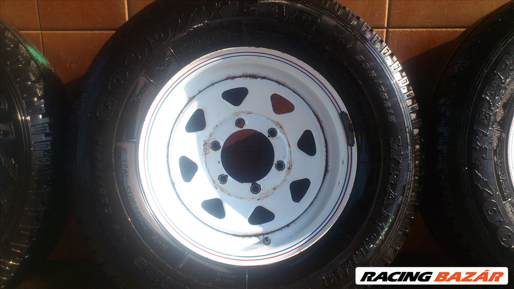 TEREPJÁRÓ 15" LEMEZKERÉK 6X139,7 NÉGYÉVSZAKOS 225/75R15 GUMIVAL!! 4. kép