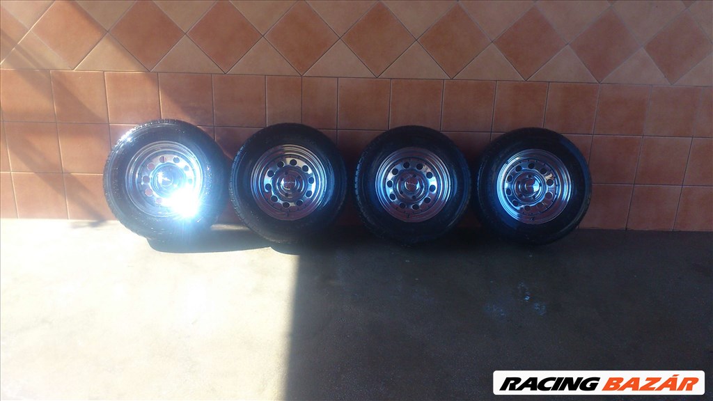 JEEP 15" KRÓMKERÉK 5x127 NÉGYÉVSZAKOS 255/60R15 GUMIVAL OLCSÓN!! 1. kép