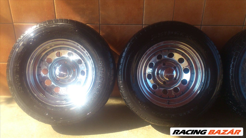 JEEP 15" KRÓMKERÉK 5x127 NÉGYÉVSZAKOS 255/60R15 GUMIVAL OLCSÓN!! 2. kép