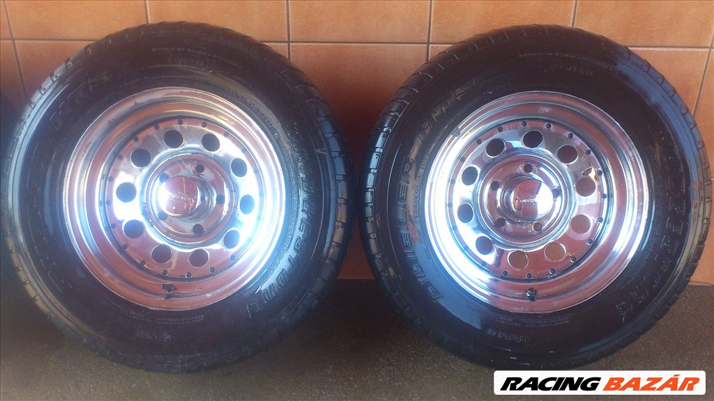 JEEP 15" KRÓMKERÉK 5x127 NÉGYÉVSZAKOS 255/60R15 GUMIVAL OLCSÓN!! 3. kép