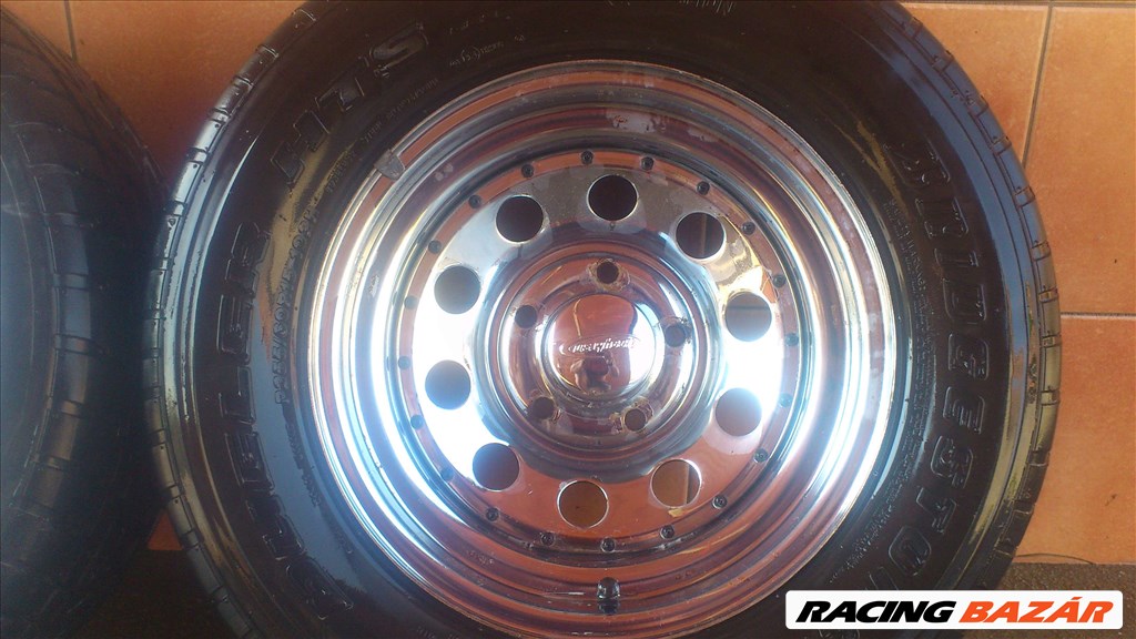 JEEP 15" KRÓMKERÉK 5x127 NÉGYÉVSZAKOS 255/60R15 GUMIVAL OLCSÓN!! 4. kép