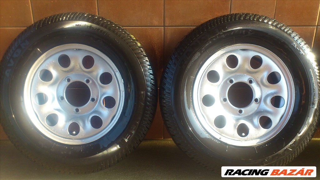 SUZUKI VITARA 15" LEMEZFELNI 5X139,7 TEREP 195/80R15 GUMIKKAL!!! 2. kép