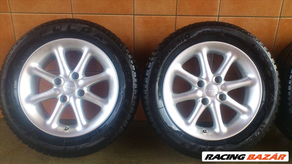 AUDI 15" ALUFELNI 4x108 NYÁRI 225/50R15 GUMIVAL OLCSÓN!!!!!! 2. kép