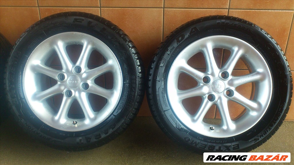 AUDI 15" ALUFELNI 4x108 NYÁRI 225/50R15 GUMIVAL OLCSÓN!!!!!! 3. kép