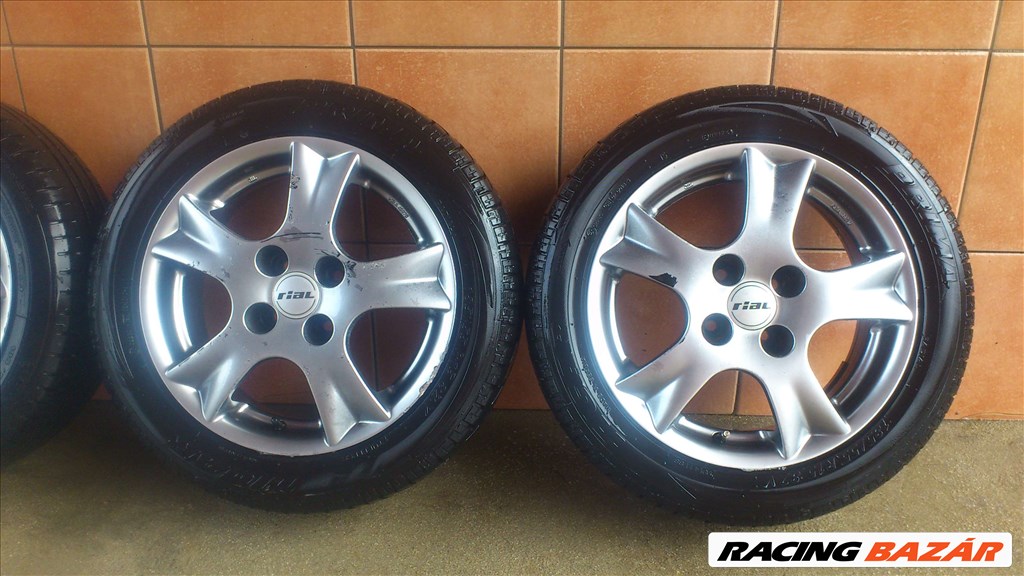 RIAL 15" ALUFELNI 4x98 NYÁRI 185/55R15 GUMIVAL OLCSÓN!!!!!! 3. kép