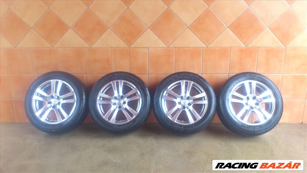  RIAL 17" ALUFELNI 5X112 NYÀRI ÚJSZERŰ 225/55R17 GUMIKKAL!!!! 1. kép