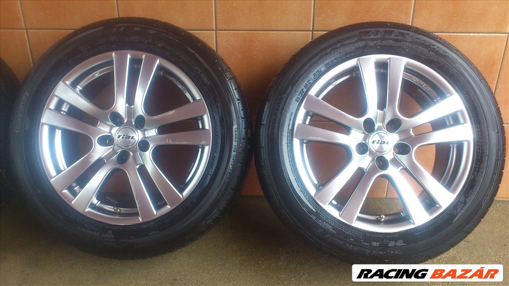  RIAL 17" ALUFELNI 5X112 NYÀRI ÚJSZERŰ 225/55R17 GUMIKKAL!!!! 3. kép