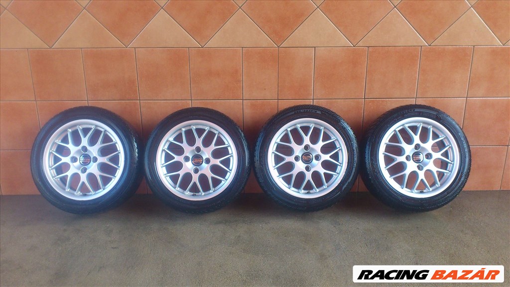 VOLVO 16" ALUFELNI 4x114,3 NYÁRI 205/50R16 GUMIVAL OLCSÓN!!!!!! 1. kép