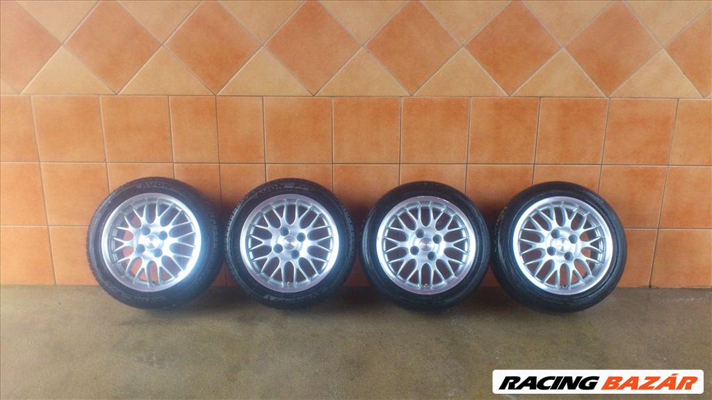 ALUETT 15" ALUFELNI 4X100 NYÁRI 195/50R15 GUMIVAL OLCSÓN!!!! 1. kép