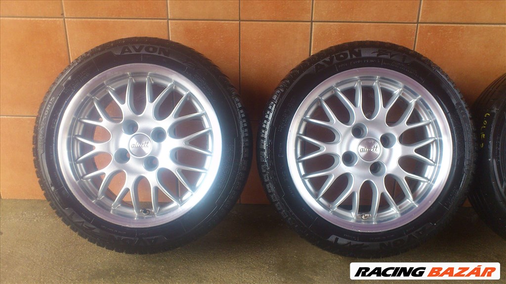 ALUETT 15" ALUFELNI 4X100 NYÁRI 195/50R15 GUMIVAL OLCSÓN!!!! 2. kép