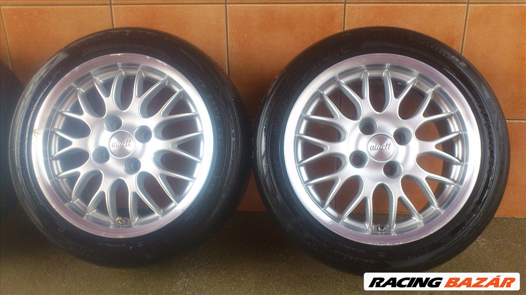 ALUETT 15" ALUFELNI 4X100 NYÁRI 195/50R15 GUMIVAL OLCSÓN!!!! 3. kép