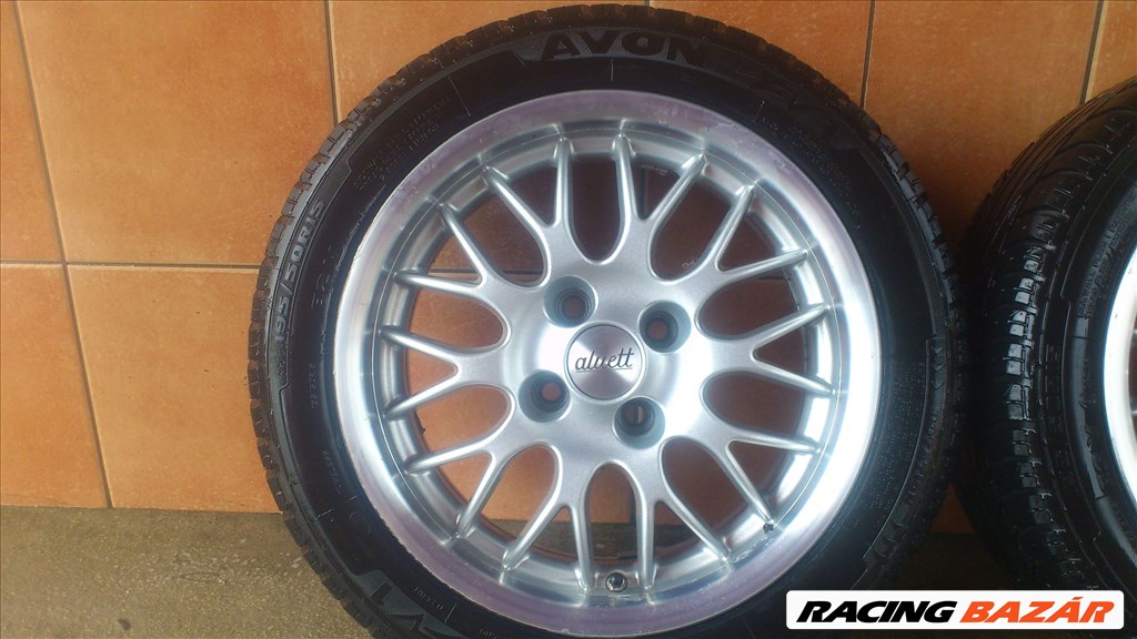 ALUETT 15" ALUFELNI 4X100 NYÁRI 195/50R15 GUMIVAL OLCSÓN!!!! 4. kép