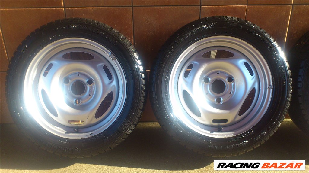 SMART 15" LEMEZFELNI 3x112 TÉLI 185/55R15 GUMIKKAL OLCSÓN!!!!! 2. kép