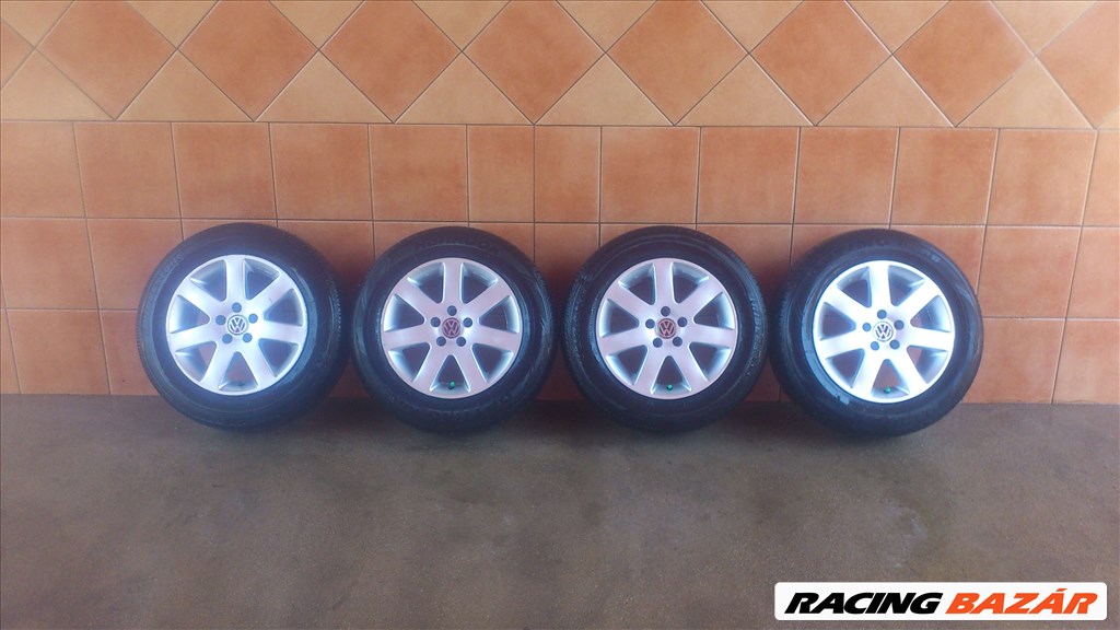 VW 15" ALUFELNI 5x100 NYÁRI 195/65R15 GUMIVAL OLCSÓN!!! 1. kép