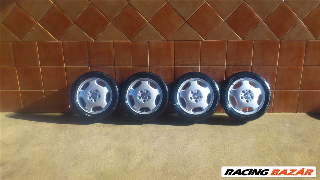MERCEDES A 15" ALUFELNI 5x112 NYÁRI 195/50R15 GUMIVAL OLCSÓN!! 1. kép