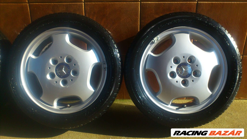 MERCEDES A 15" ALUFELNI 5x112 NYÁRI 195/50R15 GUMIVAL OLCSÓN!! 3. kép
