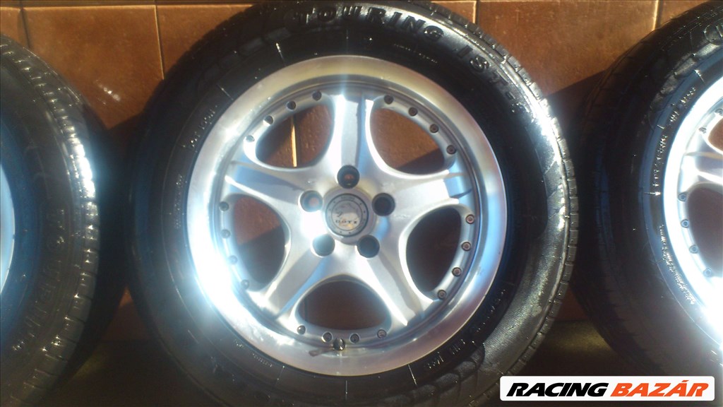 DOTZ 15" ALUFELNI 5x100 NYÁRI 195/65R15 GUMIKKAL OLCSÓN!!!! 4. kép