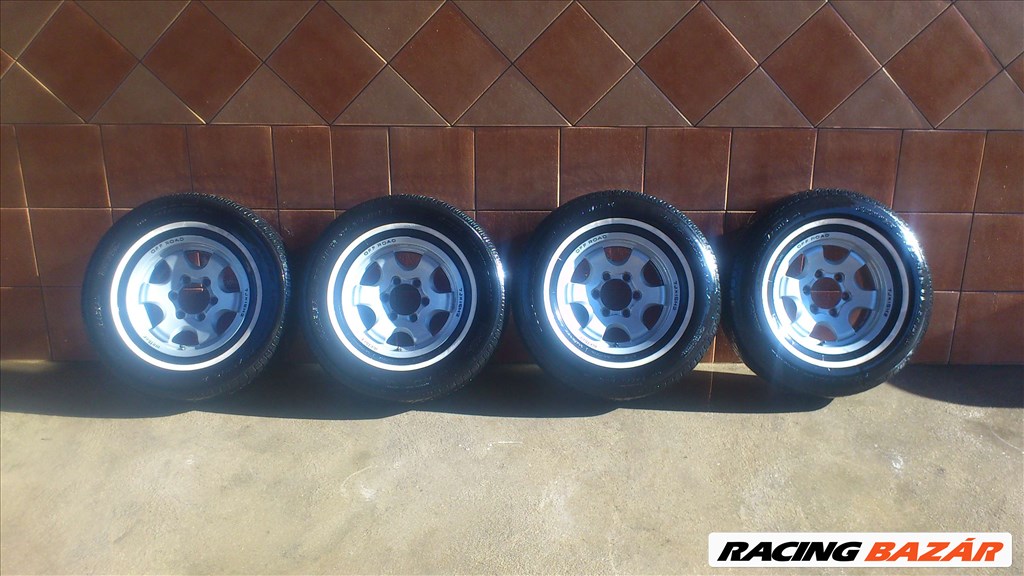 MELBER 15" ALUFELNI 6x139,7 NÉGYÉVSZAKOS 235/75R15 GUMIVAL OLCSÓN! 1. kép