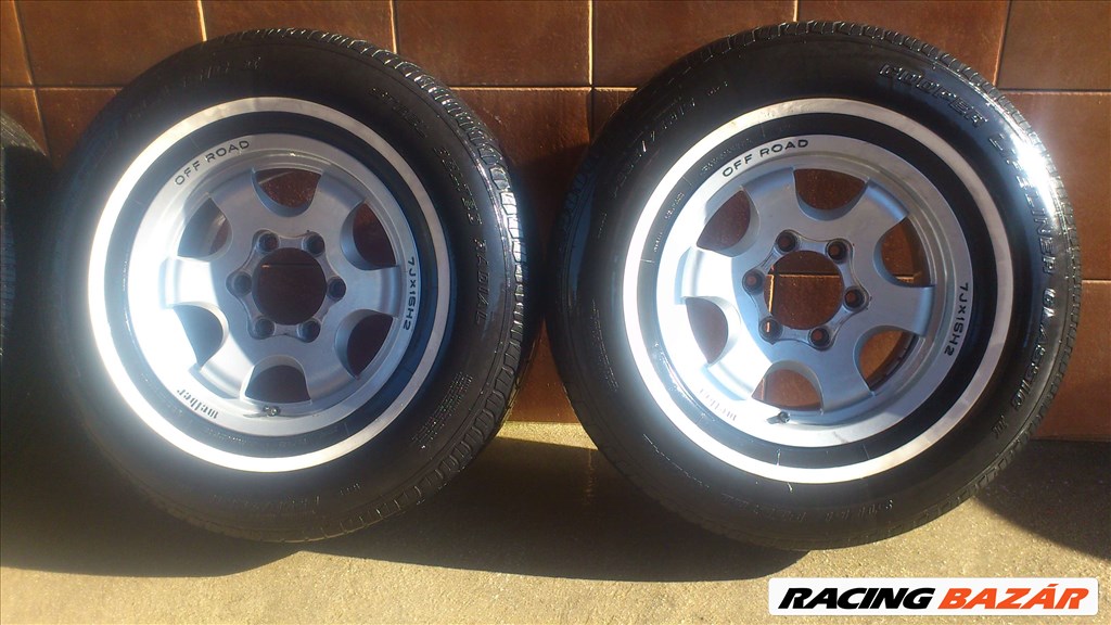 MELBER 15" ALUFELNI 6x139,7 NÉGYÉVSZAKOS 235/75R15 GUMIVAL OLCSÓN! 3. kép