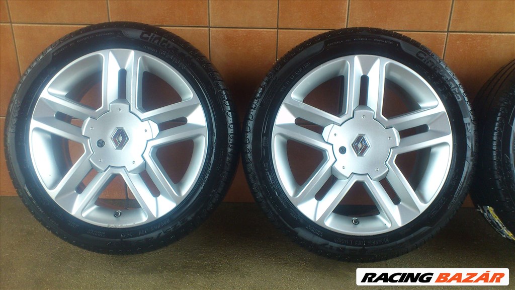 RENAULT 17" ALUFELNI 5x108 NYÁRI 225/45R17 GUMIKKAL OLCSÓN!!!!!!!!!!! 2. kép