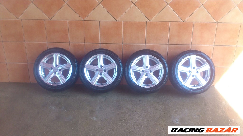 DEZENT 15" ALUFELNI4X100 NYÁRI 195/50R15 GUMIVAL OLCSÓN!!!! 1. kép