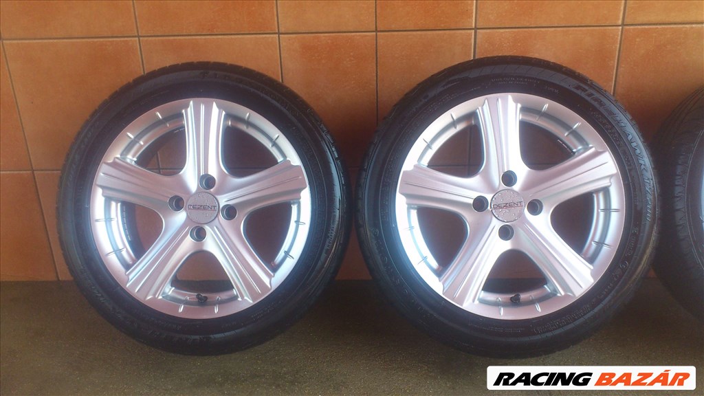 DEZENT 15" ALUFELNI4X100 NYÁRI 195/50R15 GUMIVAL OLCSÓN!!!! 2. kép