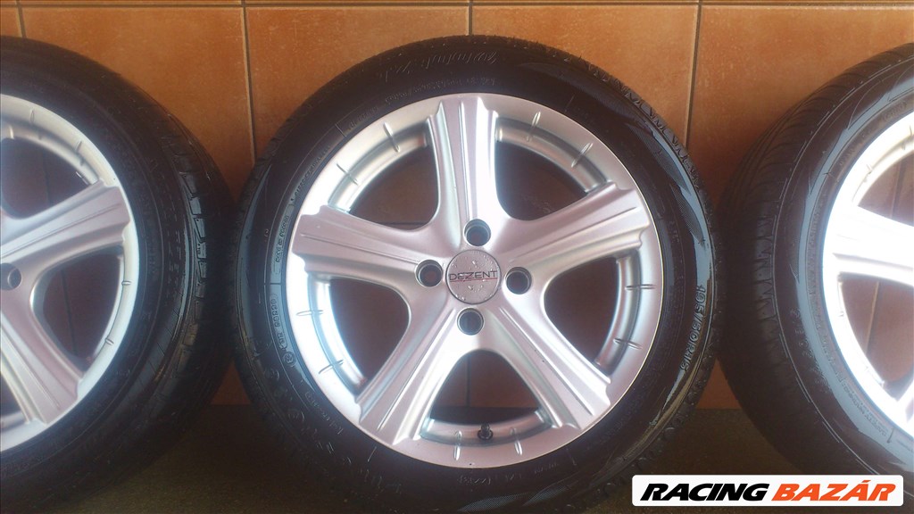 DEZENT 15" ALUFELNI4X100 NYÁRI 195/50R15 GUMIVAL OLCSÓN!!!! 4. kép