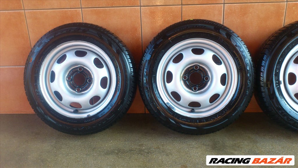 VW 13" LEMEZFELNI 4x100 NYÁRI 175/65R13 GUMIVAL OLCSÓN!!!! 2. kép