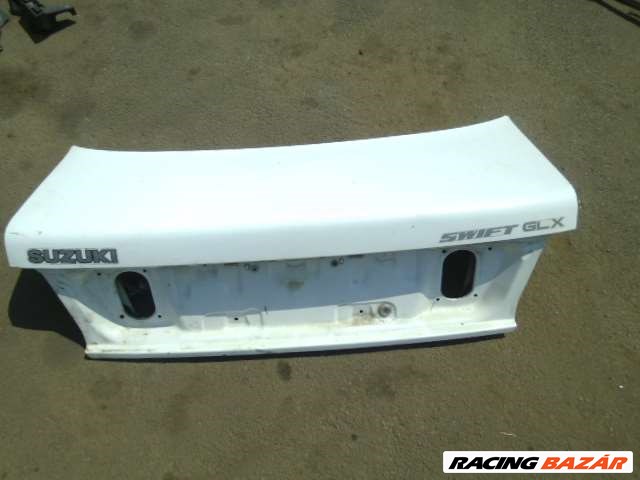 suzuki swift sedan 1997 fehér csomagtérajtó   ( SZÍNKÓD NINCS ) 1. kép