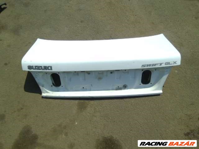 suzuki swift sedan 1997 fehér csomagtérajtó   ( SZÍNKÓD NINCS ) 6. kép