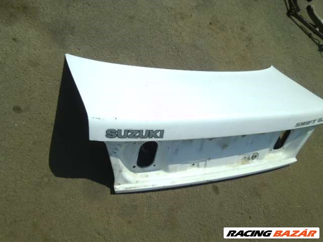suzuki swift sedan 1997 fehér csomagtérajtó   ( SZÍNKÓD NINCS ) 8. kép