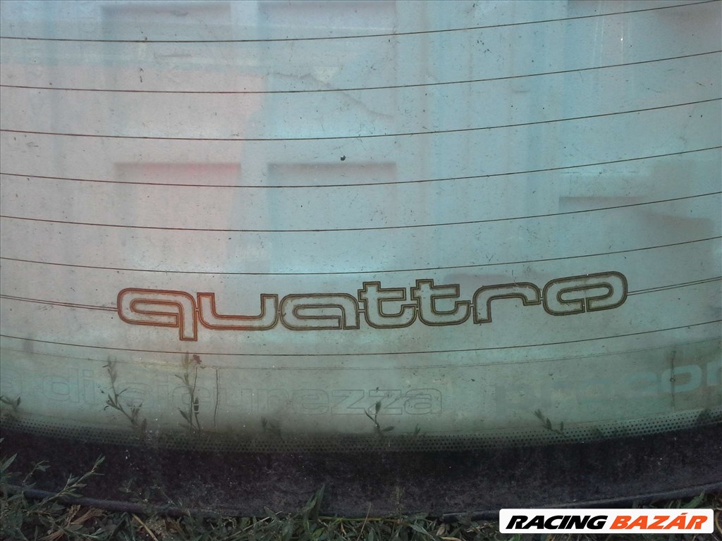 audi Quattro szélvédő quattro hátsó szélvédő Audi Quattro feliratos hátsó szélvédő 1. kép
