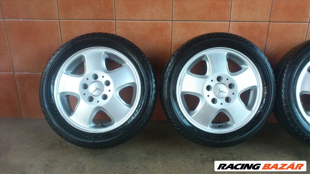 MERCEDES 15" A ALUFELNI 5X112 NYÁRI 195/50R15 GUMIVAL OLCSÓN!!!! 2. kép