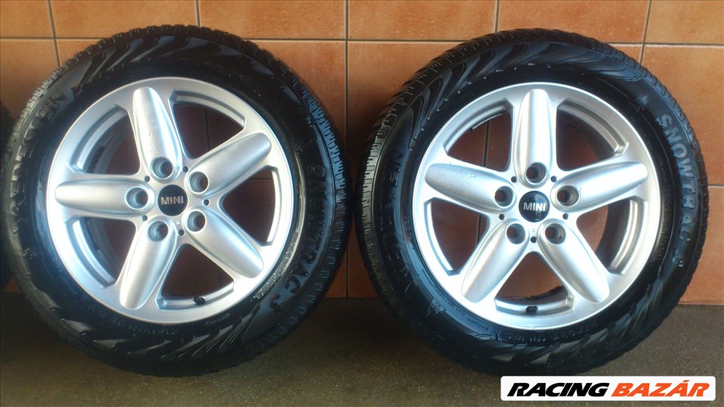 MINI 16" ALUFELNI 5x120 TÉLI 205/60R16 GUMIKKAL OLCSÓN!!!! 3. kép