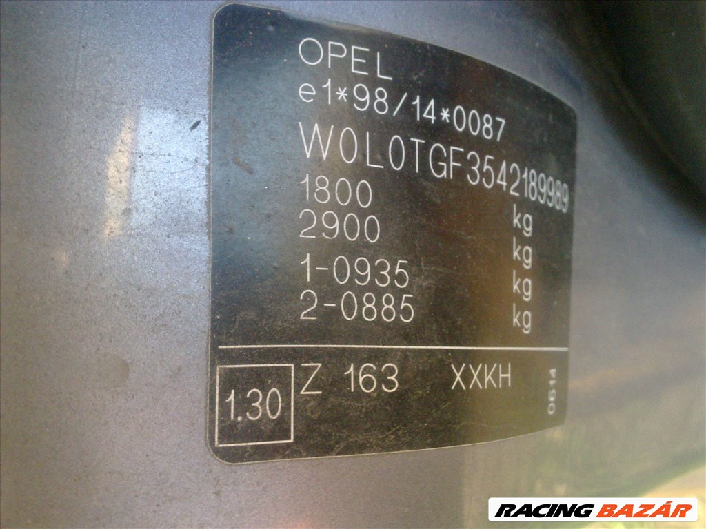 Opel astra G z163 kékesszürke 3. kép