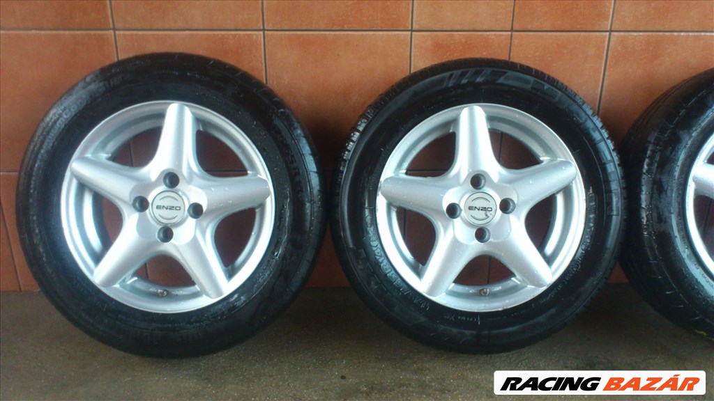 ENZO 14"ALUFELNI 4X114,3 NYÁRI 175/65R14 GUMIVAL OLCSÓN!!!!!!! 2. kép