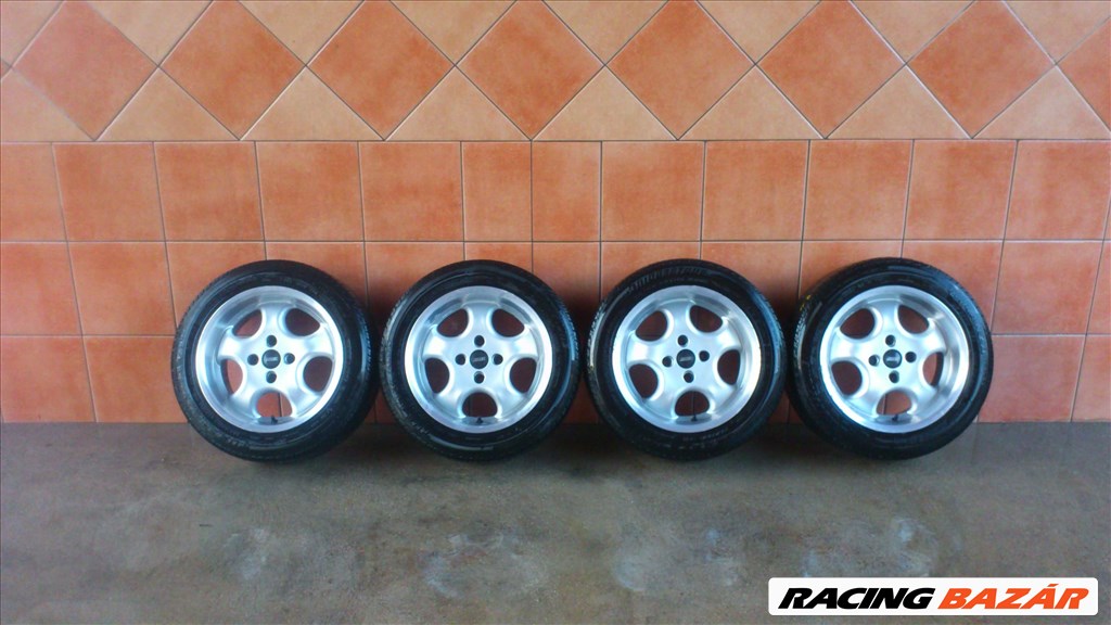 ARTEC 15" ALUFELNI 4x108 NYÁRI 195/55R15 GUMIVAL OLCSÓN!!!!! 1. kép