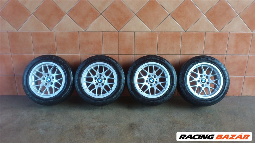 BMW 16" ALUFELNI 5x120 NYÁRI 215/55R16 GUMIKKAL OLCSÓN!!!!! 1. kép