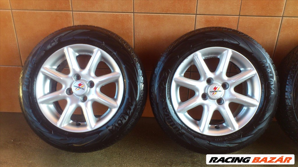 FUNDMETAL 14" ALUFELNI 4x100 NYÁRI 185/65R14 GUMIVAL OLCSÓN!!! 2. kép