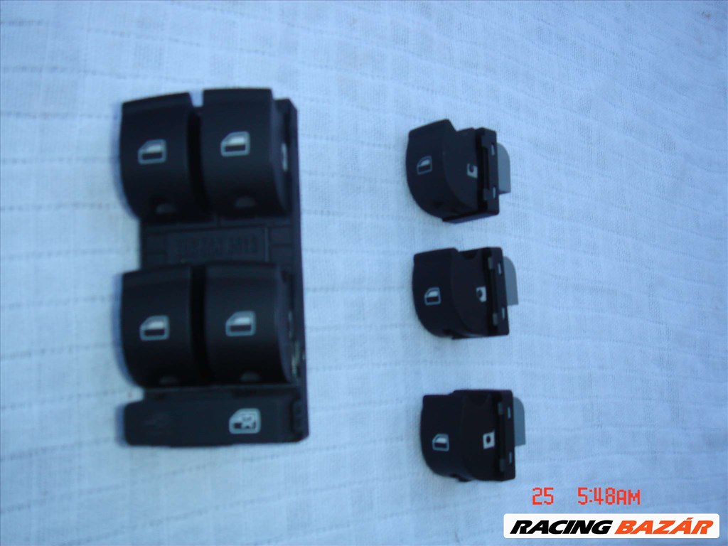 audi a4 ablakemelő kapcsoló audi a4 8e ablakemelő gomb audi a4 ablakemelő 2001-2007 4. kép