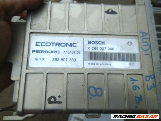 audi 80 b3 ,,VW 1.6  1.8 motorvezérlő ECOTRONIC 893 907 383   1. kép