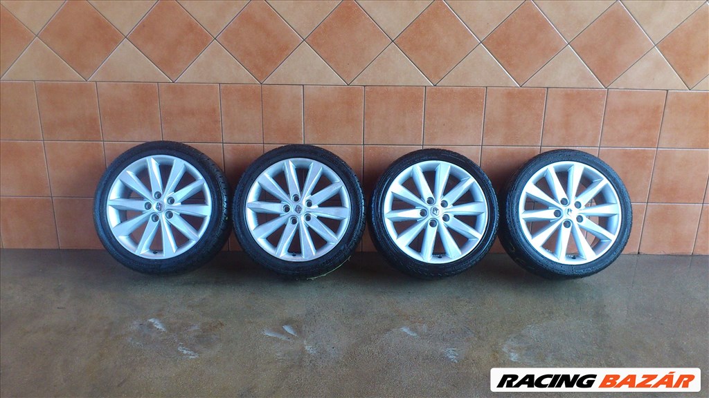 RENAULT 18" ALUFELNI 5x114,3 NYÁRI 235/40R18 GUMIVAL OLCSÓN!!!!!! 1. kép