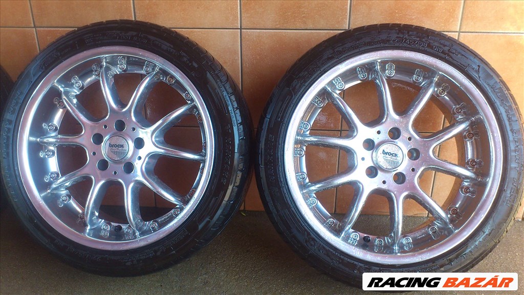 BROCK 18" ALUFELNI 5x112 NYÁRI 225/40R18 GUMIVAL OLCSÓN!!! 3. kép