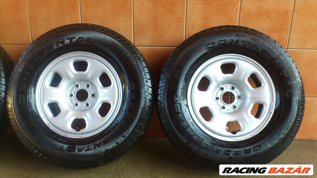 NISSAN NAVARA D-40 16" LEMEZFELNI 6x114,3 M+S 255/70R16 GUMIVAL! 3. kép