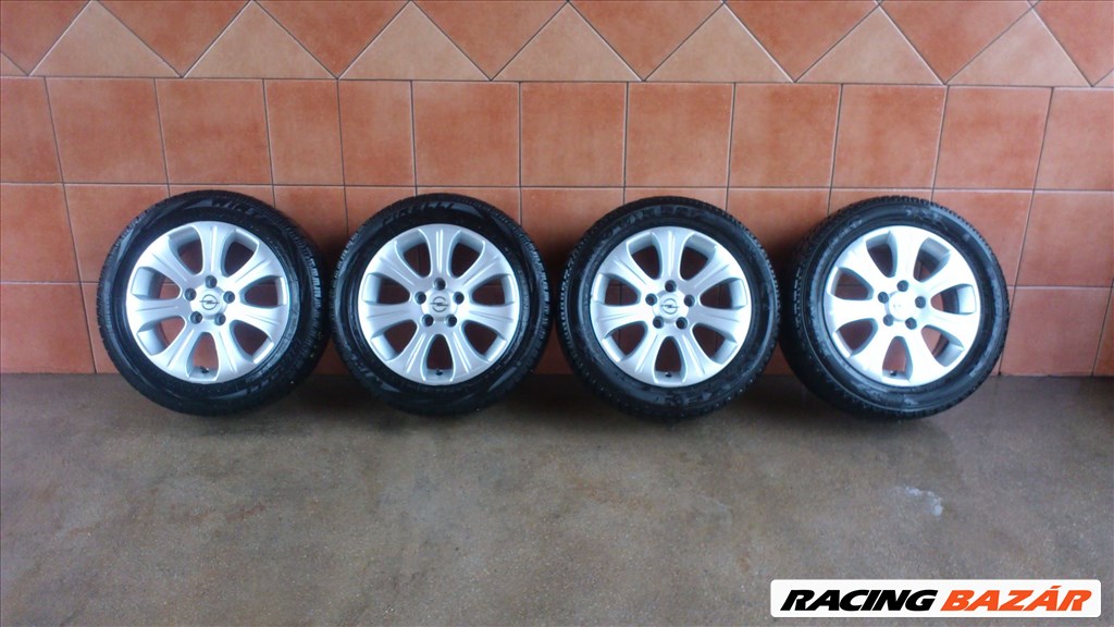 GYÁRI OPEL 16" ALUFELNI 5x110 TÉLI M+S 205/55R16 GUMIVAL OLCSÓN!!! 1. kép